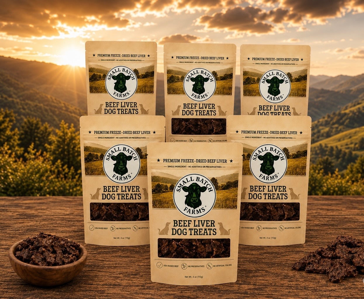 Freeze-Dried Beef Liver Dog Treats