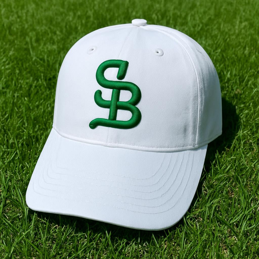 Small Batch Farms Trucker Hat - White & Green