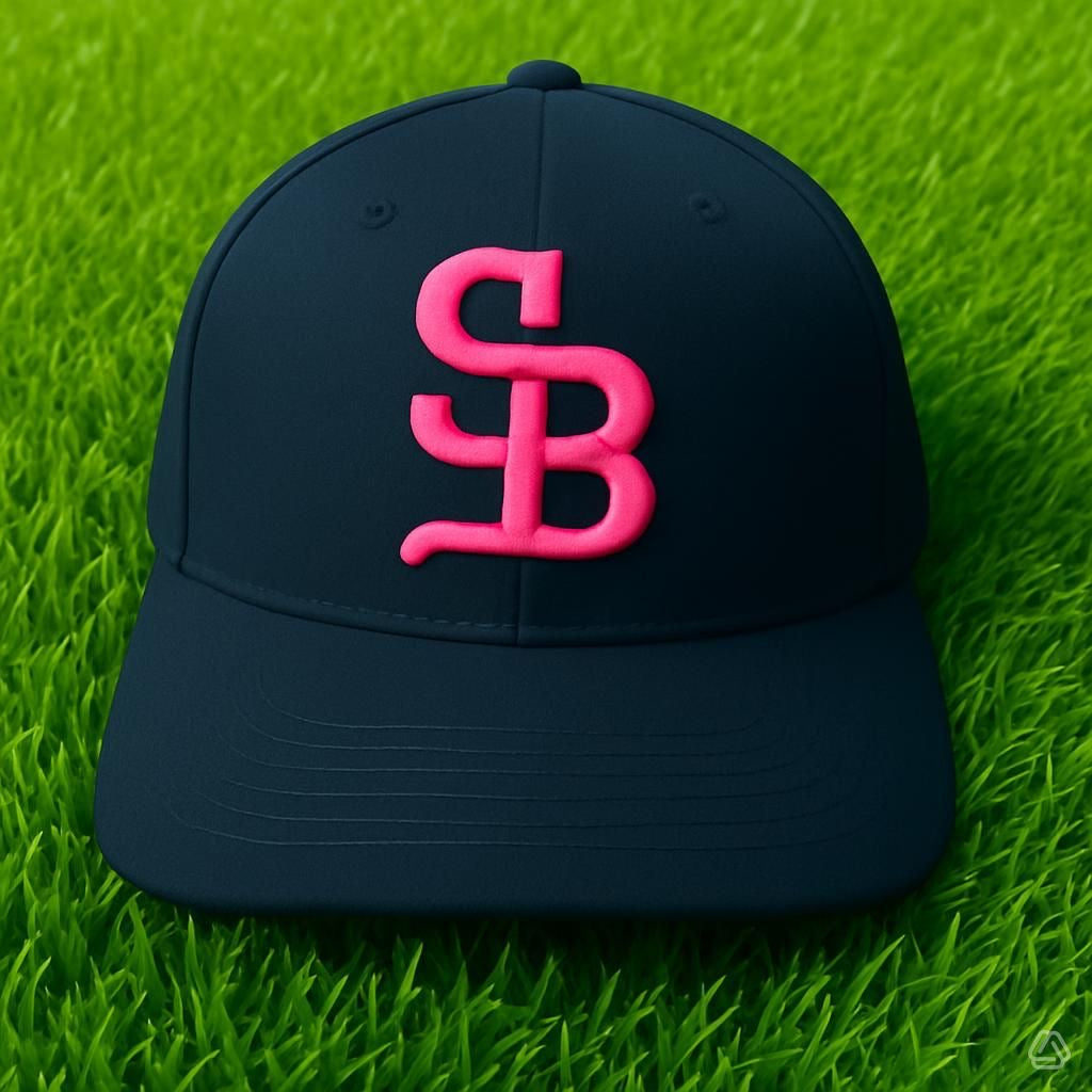 Small Batch Farms Trucker Hat - Black & Pink