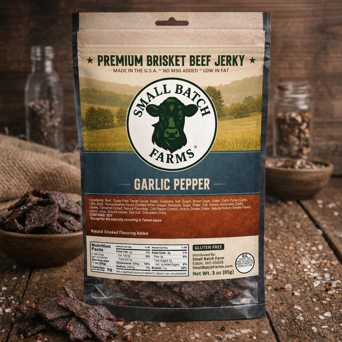 Garlic Pepper Beef Jerky