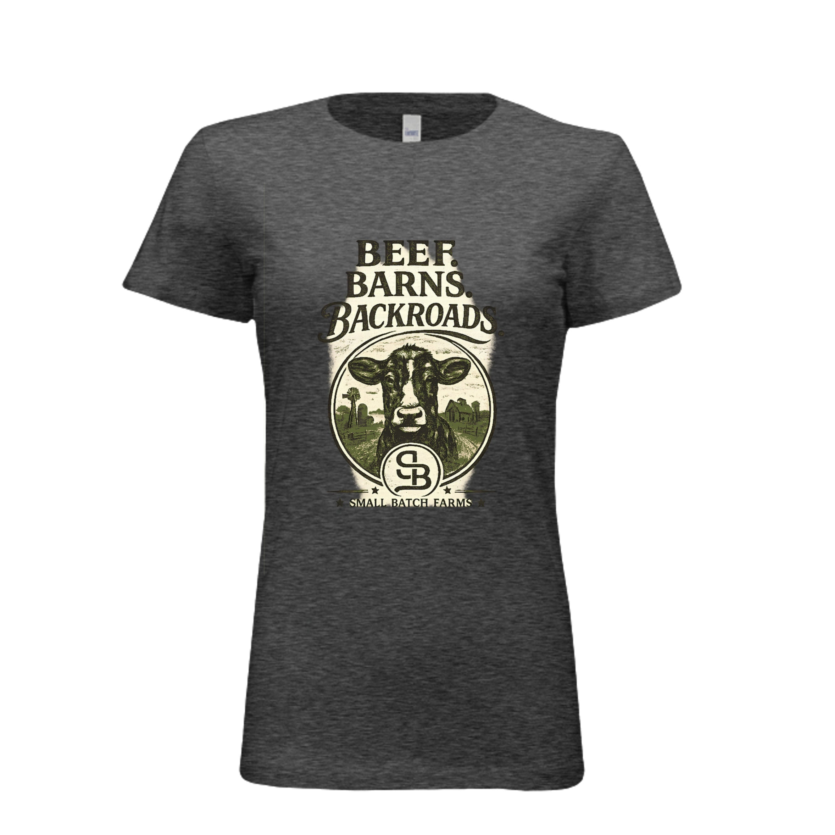 BLACK HEATHER - 6004 - FRONT